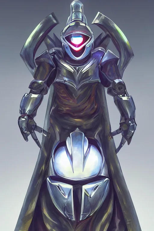 Image similar to helmet armor guardian destiny in witch queen illumination ray tracing hdr fanart arstation by sung choi robot ninja mask and eric pfeiffer and gabriel garza and casper konefal