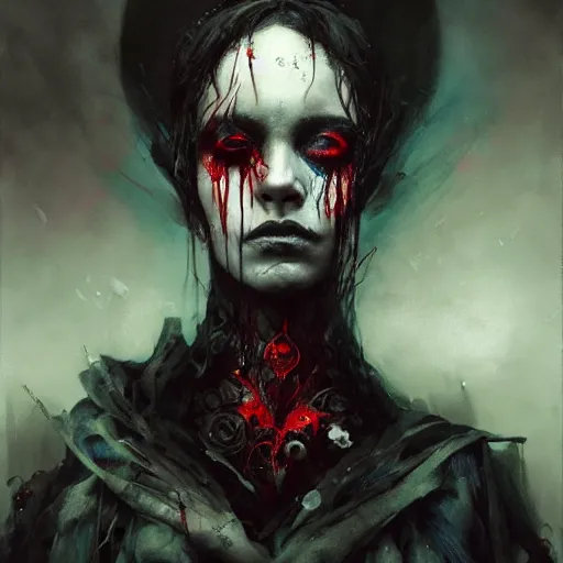 Image similar to dark cloaked necromancer, by artur bordalo and tom bagshaw and craig davison and guy denning and harumi hironaka, trending on artstation hq, deviantart, pinterest, 4 k uhd image