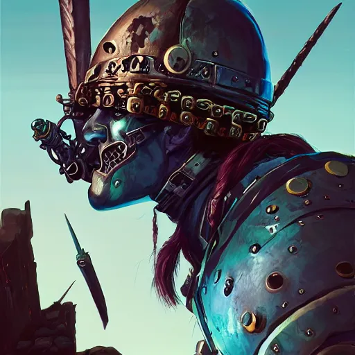 Image similar to cyberpunk viking helmet mask warrior goddess robot ninja fantasy, art gta 5 cover, official fanart behance hd artstation by jesper ejsing, by rhads, makoto shinkai and lois van baarle, ilya kuvshinov, ossdraws