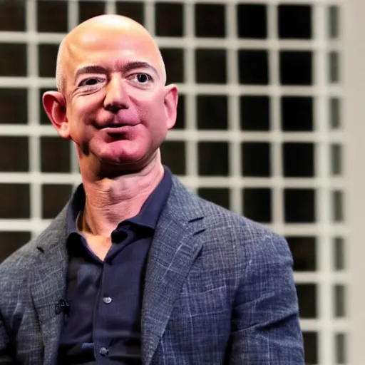 Prompt: jeff bezos in the backrooms