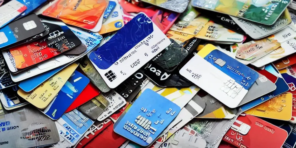 Image similar to an overwhelming pile of credit cards