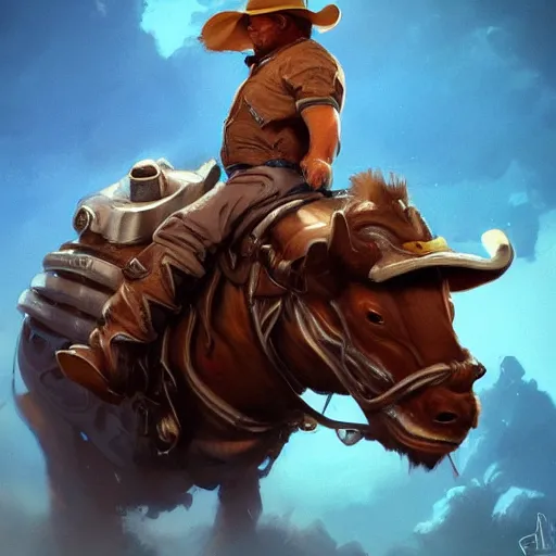 Prompt: a cowboy riding a tardigrade , made by Stanley Artgerm Lau, WLOP, Rossdraws, ArtStation, CGSociety, concept art, cgsociety, octane render, trending on artstation, artstationHD, artstationHQ, unreal engine, 4k, 8k,