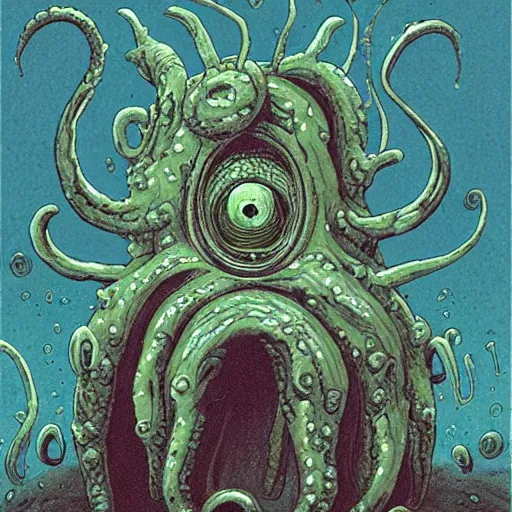 Prompt: a shoggoth