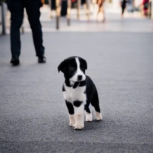 Image similar to a cute puppy wearing a policeman uniform, Canon EOS R3, f/1.4, ISO 200, 1/160s, 8K, RAW, unedited, symmetrical balance, in-frame