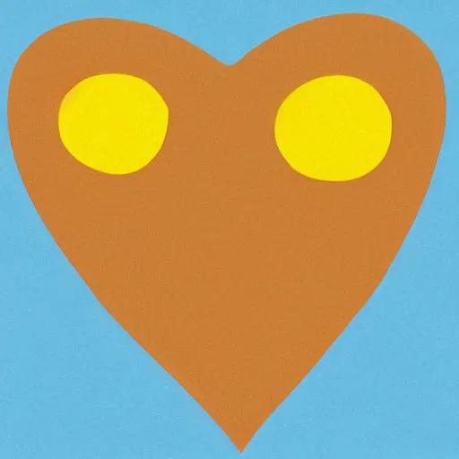 Prompt: illustration of a fried egg in heart shape