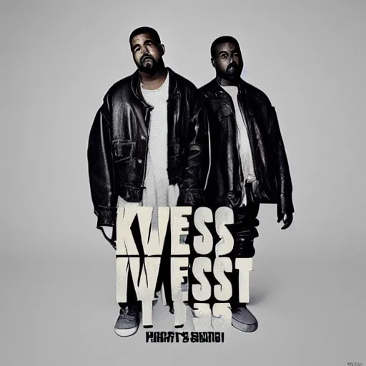 prompthunt: Baroque rap album cover for Kanye West DONDA 2 designed by Virgil  Abloh, HD, artstation