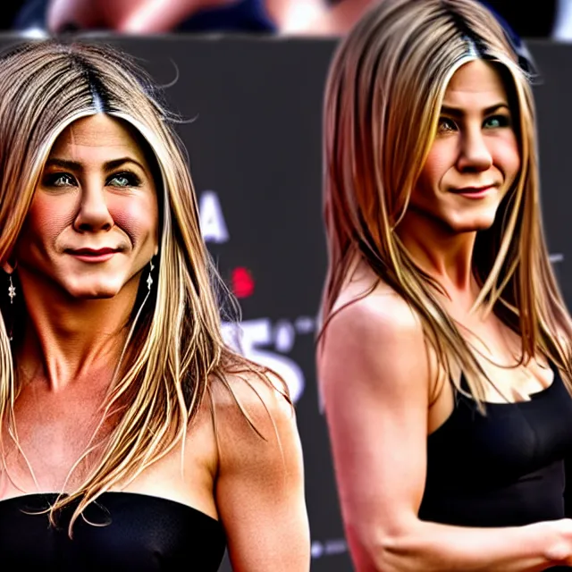 Image similar to aniston, highly detailed, 4 k, hdr, smooth, sharp focus, high resolution, award - winning photo, photorealistic