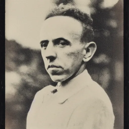 Prompt: Joseph Mandelstam. polaroid. color photo. High quality photos.