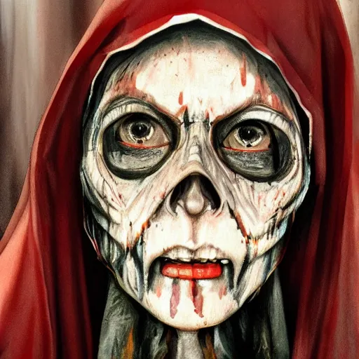 Prompt: detailed details photorealistic undead nun in silent hill in the style of bob peak and alex ross, gouache and wash paints color, detailed details facial and body and human and environments and proportionate, detailed 5 k details.