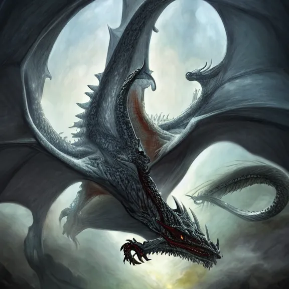 Image similar to the god of all dragons, artstation hall of fame gallery, editors choice, #1 digital painting of all time, most beautiful image ever created, emotionally evocative, greatest art ever made, lifetime achievement magnum opus masterpiece, the most amazing breathtaking image with the deepest message ever painted, a thing of beauty beyond imagination or words