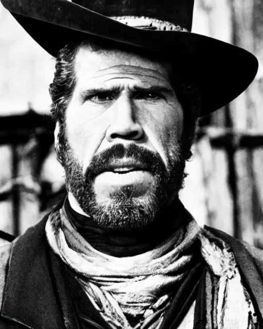 Image similar to film still close up shot of ron perlman in the movie a fistful of dollars. photographic, photography