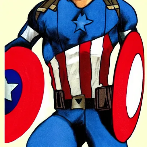 Image similar to captain america obama