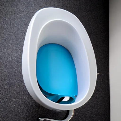 Prompt: futuristic toilet seat