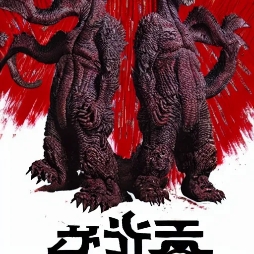 Prompt: shin godzilla by hideaki anno