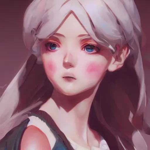 Image similar to magical girl, modeling, gapmoe, trending on pixiv fanbox, painted by greg rutkowski, makoto shinkai, takashi takeuchi, studio ghibli, akihiko yoshida detailed face, realistic shaded perfect face, fine details, realistic shaded lighting, fabulous, detailed lashes