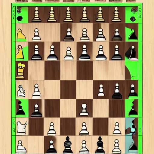 Image similar to a man that live in world of chess
