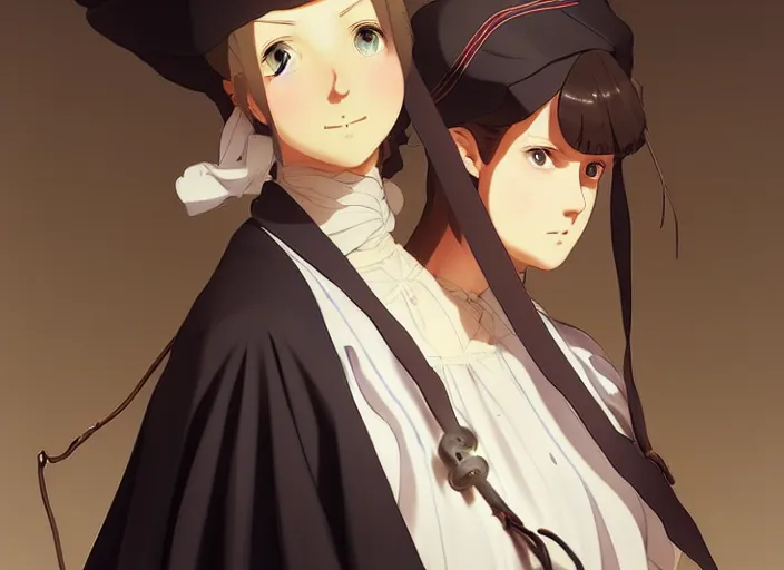 Image similar to germany 1 8 5 1, 3 1 year old florence nightingale, studying nursing at a christian school for women in germany., finely detailed perfect art, gapmoe yandere grimdark, trending on pixiv fanbox, painted by greg rutkowski makoto shinkai takashi takeuchi studio ghibli