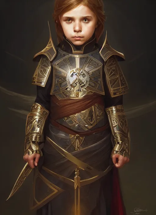 Image similar to perfectly - centered - portrait of a templar kid, intricate, highly detailed, digital painting, artstation, concept art, smooth, sharp focus, illustration, unreal engine 5, 8 k, art by artgerm and greg rutkowski and alphonse mucha