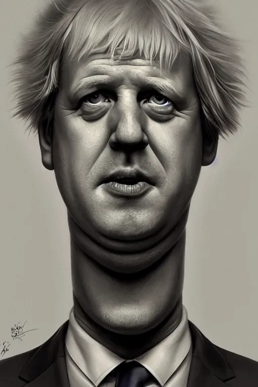 Image similar to boris johnson as patrick the star from sponge bob, realistic portrait, symmetrical, highly detailed, digital painting, artstation, concept art, smooth, sharp focus, illustration, cinematic lighting, art by artgerm and greg rutkowski and alphonse mucha