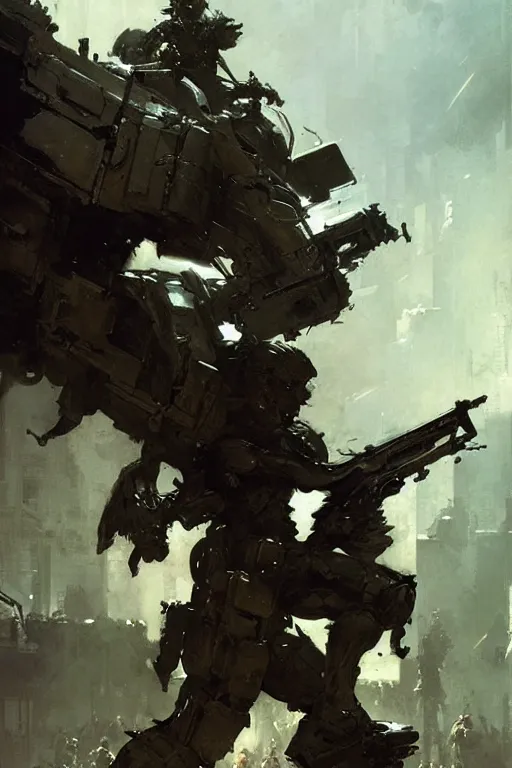 Image similar to metal gear boss dnd, painting by gaston bussiere, craig mullins, greg rutkowski, yoji shinkawa