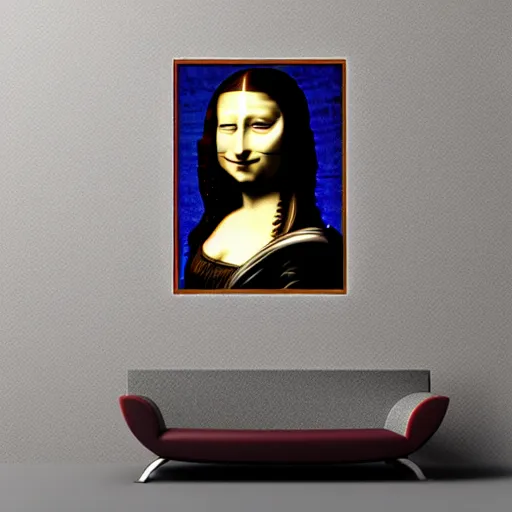 Image similar to photorealistic monalisa starring movie