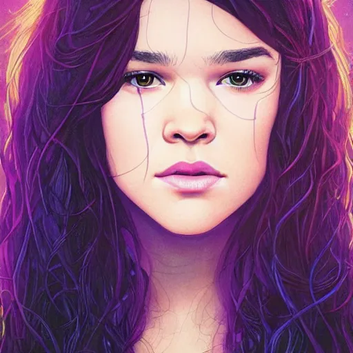 Prompt: Hailee Steinfeld as Kate Bishop (Marvel) by Karol Bak, Lisa James and jeremiah ketner