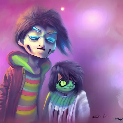 Prompt: Feel Good Inc, Digital Art, Trending on Art Station