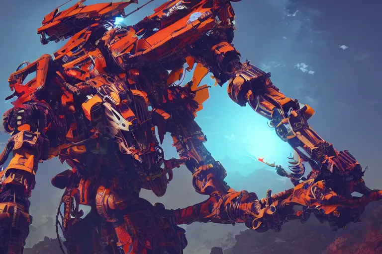 Image similar to sunwing machine mecanical creature robot of horizon forbidden west horizon zero dawn bioluminiscence global illumination ray tracing hdr fanart arstation by ian pesty and alena aenami artworks in 4 k