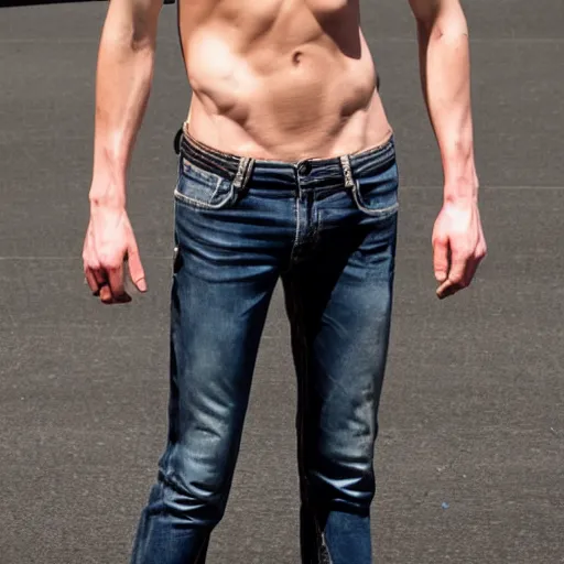 Image similar to skinny giga chad, highly detailed, high quality, hd, canon 3 0 0 mm, professional photographer, 4 0 mp, lifelike, top - rated, award winning, realistic, sharp, no blur, edited, corrected, trending