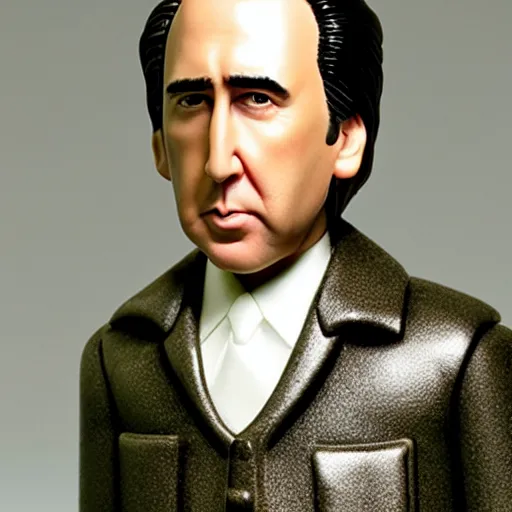 Prompt: nick cage bobblehead