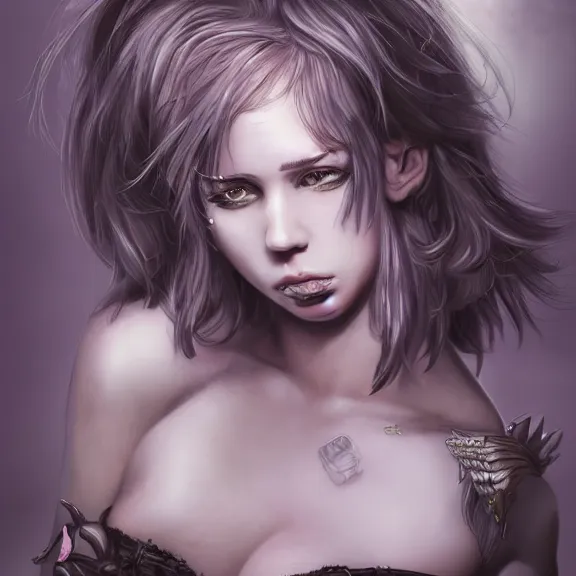 Image similar to emo femboy, fantasy artwork, award winning, hyper detailed, very very beautiful, studio lighting, artstation