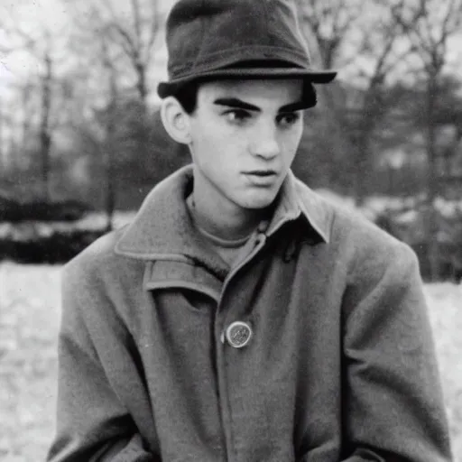 Image similar to 1 9 5 1 photo of holden caulfield from the catcher in the rye