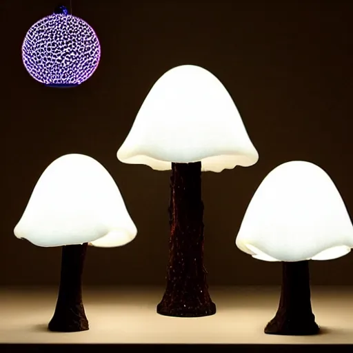 Image similar to mushroom lamp design