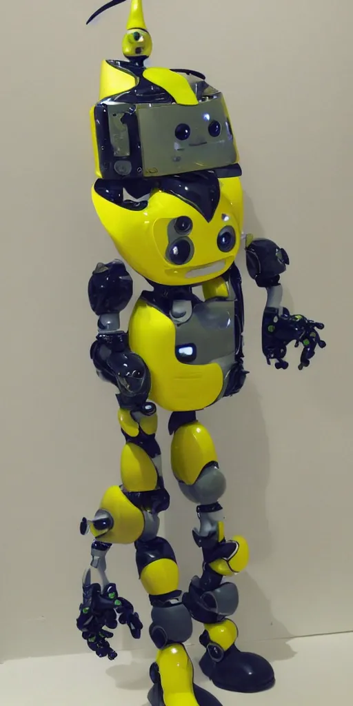 Image similar to futuristic robot banana