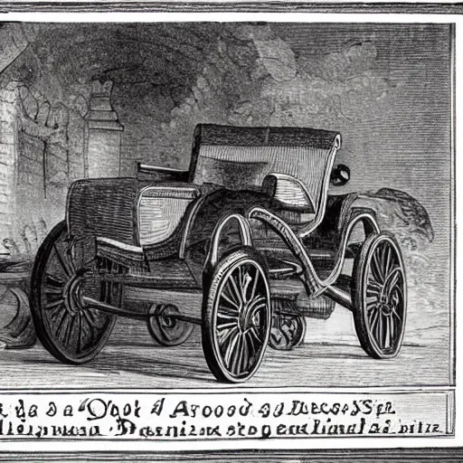 Prompt: a british automobile in the 1 7 2 0 s