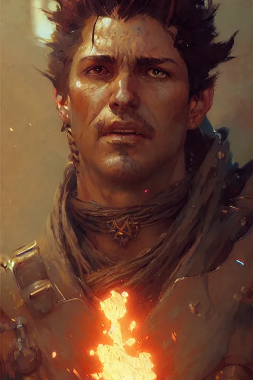 Image similar to valorant character portrait dnd, painting by gaston bussiere, craig mullins, greg rutkowski, yoji shinkawa