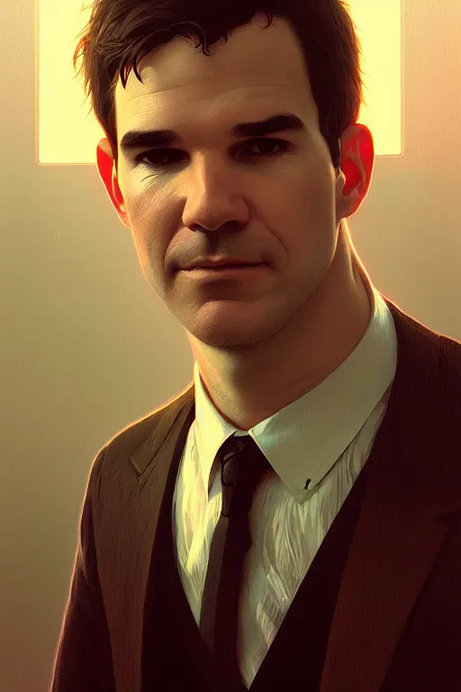 Prompt: a portrait of steve martin, fantasy, sharp focus, intricate, elegant, digital painting, artstation, matte, highly detailed, concept art, illustration, ambient lighting, art by ilya kuvshinov, artgerm, alphonse mucha, and greg rutkowski