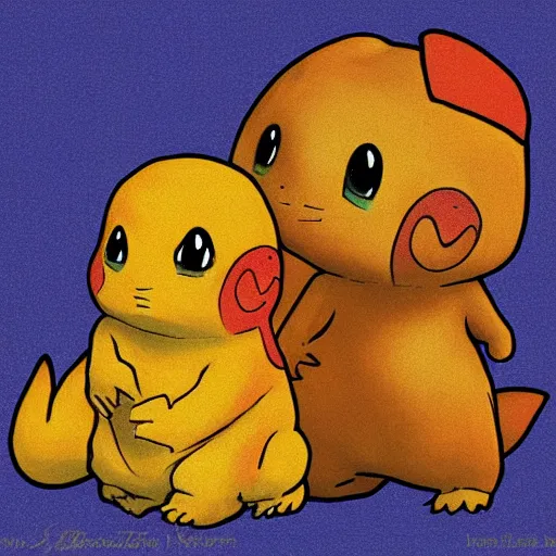 Image similar to Charmander artwork by Beatrix Potter