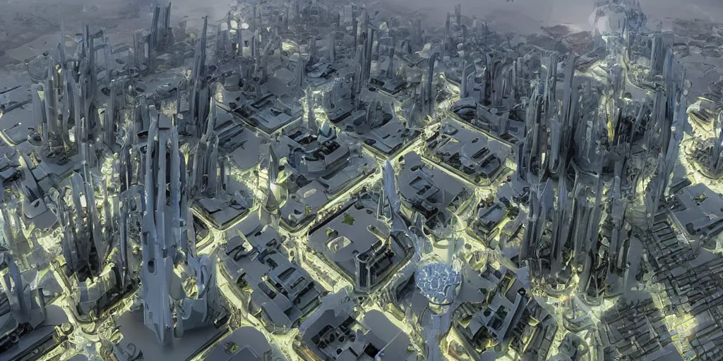 Image similar to Islamic futuristic city