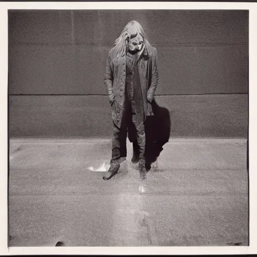 Prompt: Thom Yorke lost, a photo by John E. Berninger, trending on pinterest, private press, associated press photo, angelic photograph, masterpiece