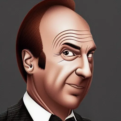 Image similar to saul goodman's face in the kfc logo