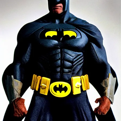 Image similar to Arnold Schwarzenegger as batman