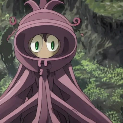 Image similar to “a tentacle monster in the anime Made in Abyss”