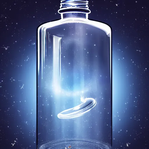 Image similar to universe in a bottle