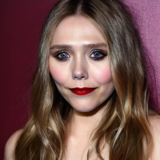 Image similar to elizabeth olsen as a vampire