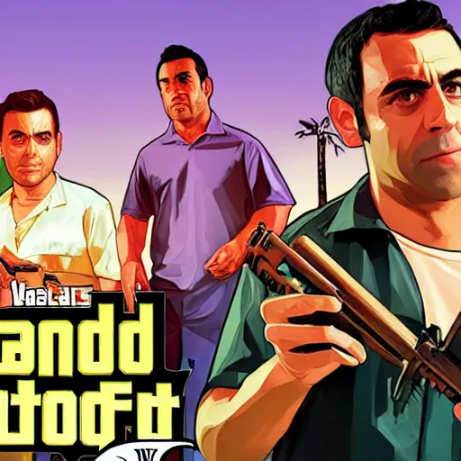 Image similar to Xavi Hernandez in GTA V cover art