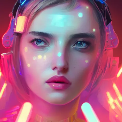 Prompt: portrait futuristic ana de armas cyberpunk cowgirl, neon light rooftop, fantasy, intricate and very very beautiful and elegant, highly detailed, digital painting, artstation, concept art, smooth and sharp focus, illustration, art by tan zi and ayanamikodon and alphonse mucha and wlop