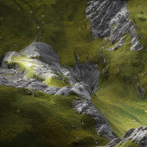 Image similar to A realistic beautiful natural landscape, 4k resolution, hyper detailed