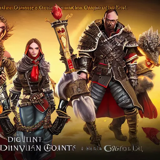 Image similar to divinity original sin 2, div os 2, div 2, group chat icon