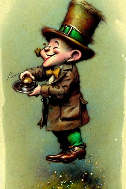 Prompt: ( ( ( ( ( 1 9 5 0 s leprechaun. muted colors. ) ) ) ) ) by jean - baptiste monge!!!!!!!!!!!!!!!!!!!!!!!!!!!!!!